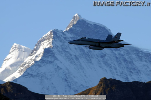 2007-10-11 Axalp Shooting Range 0118 FA-18C Hornet